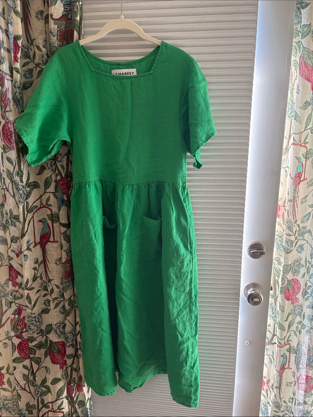 L.F. Markey Linen Pocket Dress